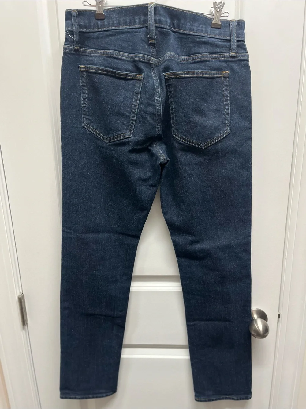 J. Crew Flex Straight Fit Jeans Men's 30x30 Dark Wash Blue Denim Re-Imagined